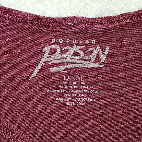 Popular Poison men's American Flag Chick graphic Size large - Picture 7 of 7